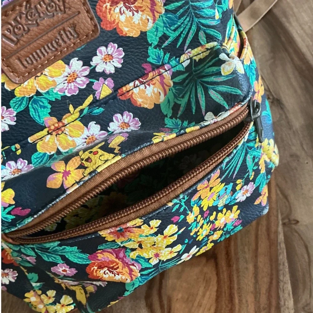 Loungefly Pokemon Floral Backpack Pikachu Squirtle Charmander 19533PMBK00960319